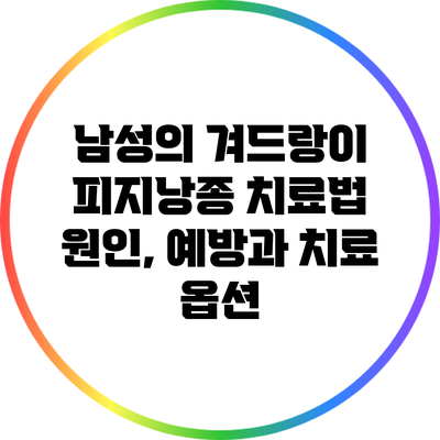 남성의 겨드랑이 피지낭종 치료법: 원인, 예방과 치료 옵션